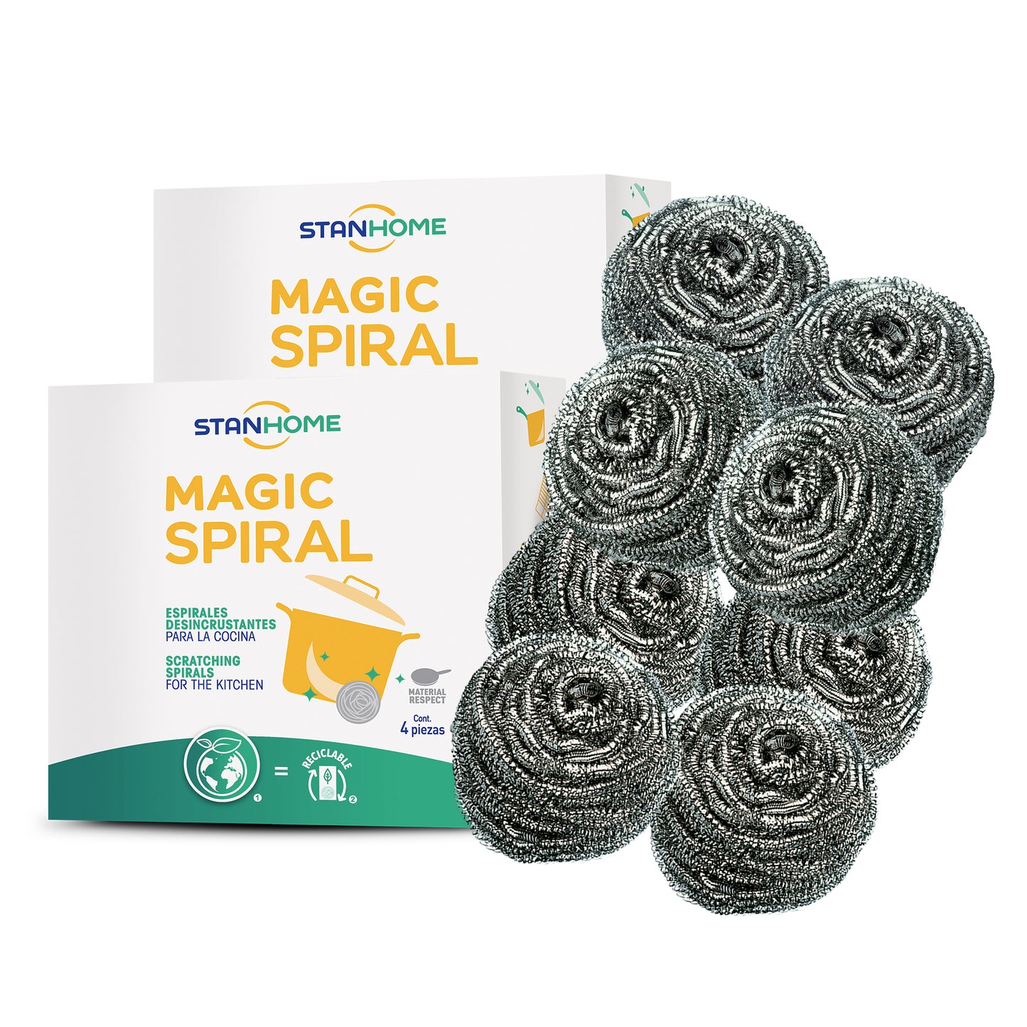 Pack de 4 Espirales Mágicas | 2 Empaques