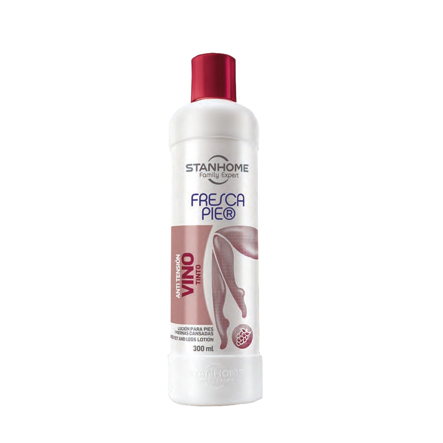 Fresca Pie® 300 ML | Loción para Pies y Piernas Cansadas Vino tinto