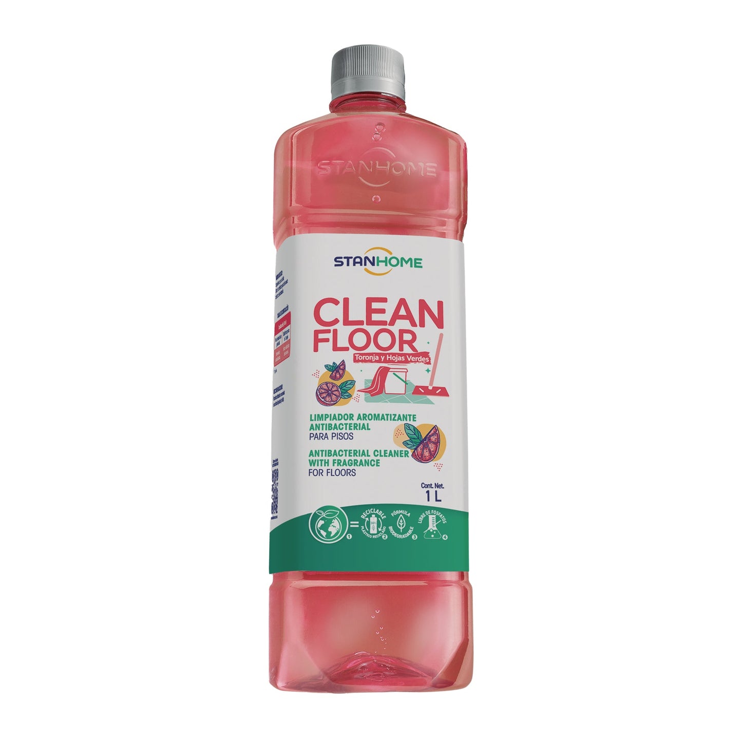 Clean Floor 1L | Limpiador para pisos antibacterial aromatizante
