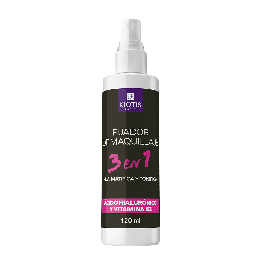 Fijador de Maquillaje 3 en 1 - 120 ML | Fija, matifica e hidrata tu piel