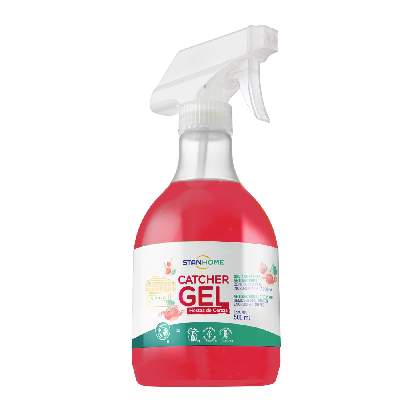 Catcher Gel 500 ML | Gel quitagrasa antibacterial