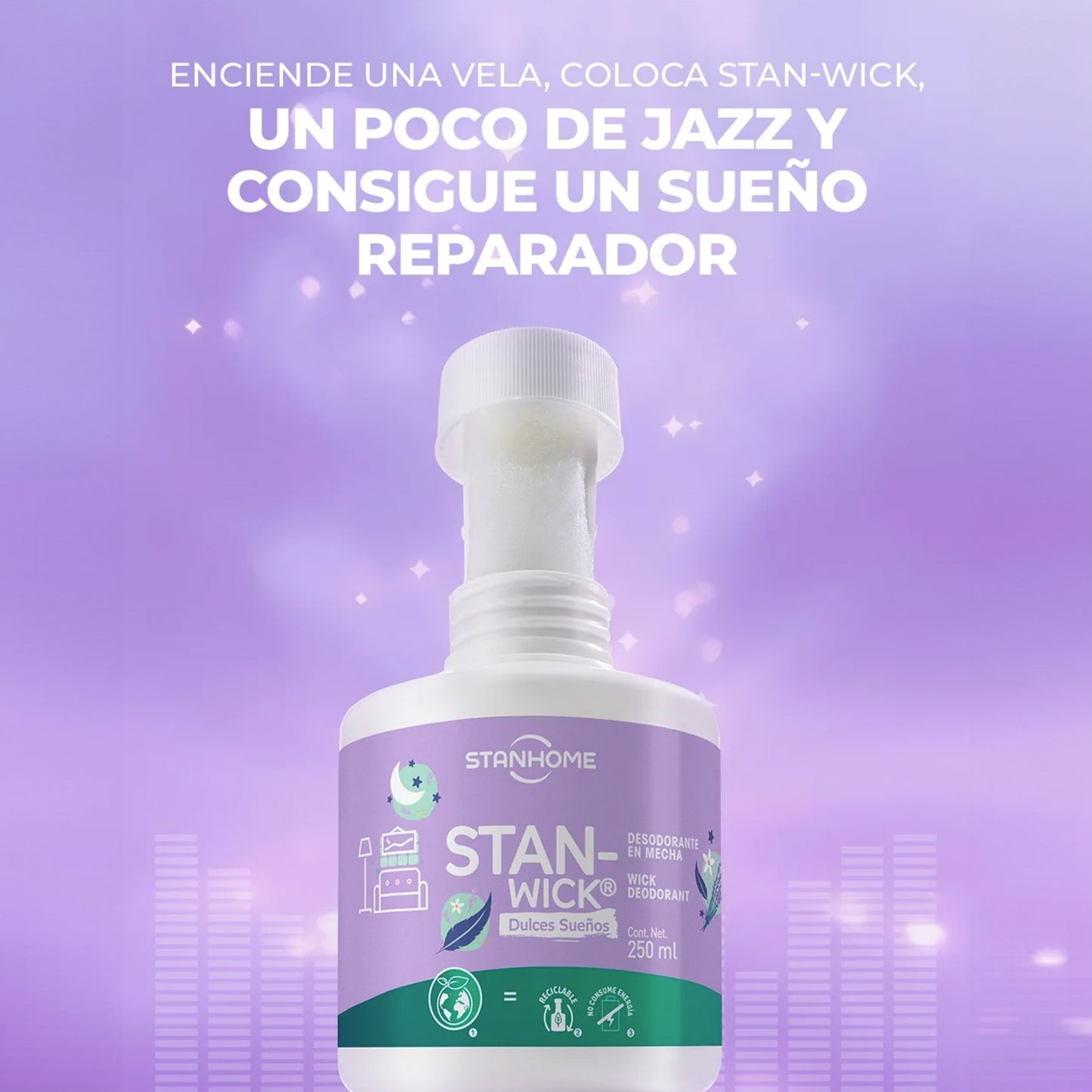Stan-Wick 250 ML | Desodorante en mecha para ambientes