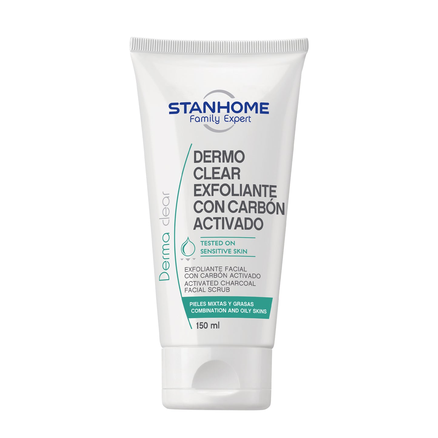 Dermo Clear Activated Carbon Scrub 150 ML | Exfoliante Facial