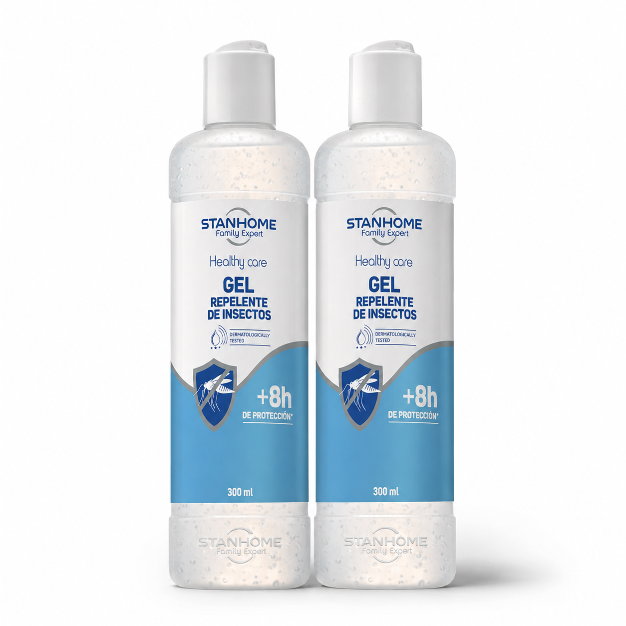 Pack Gel Repelente de Insectos Stanhome Family Expert 300 ml | Natural 2 piezas