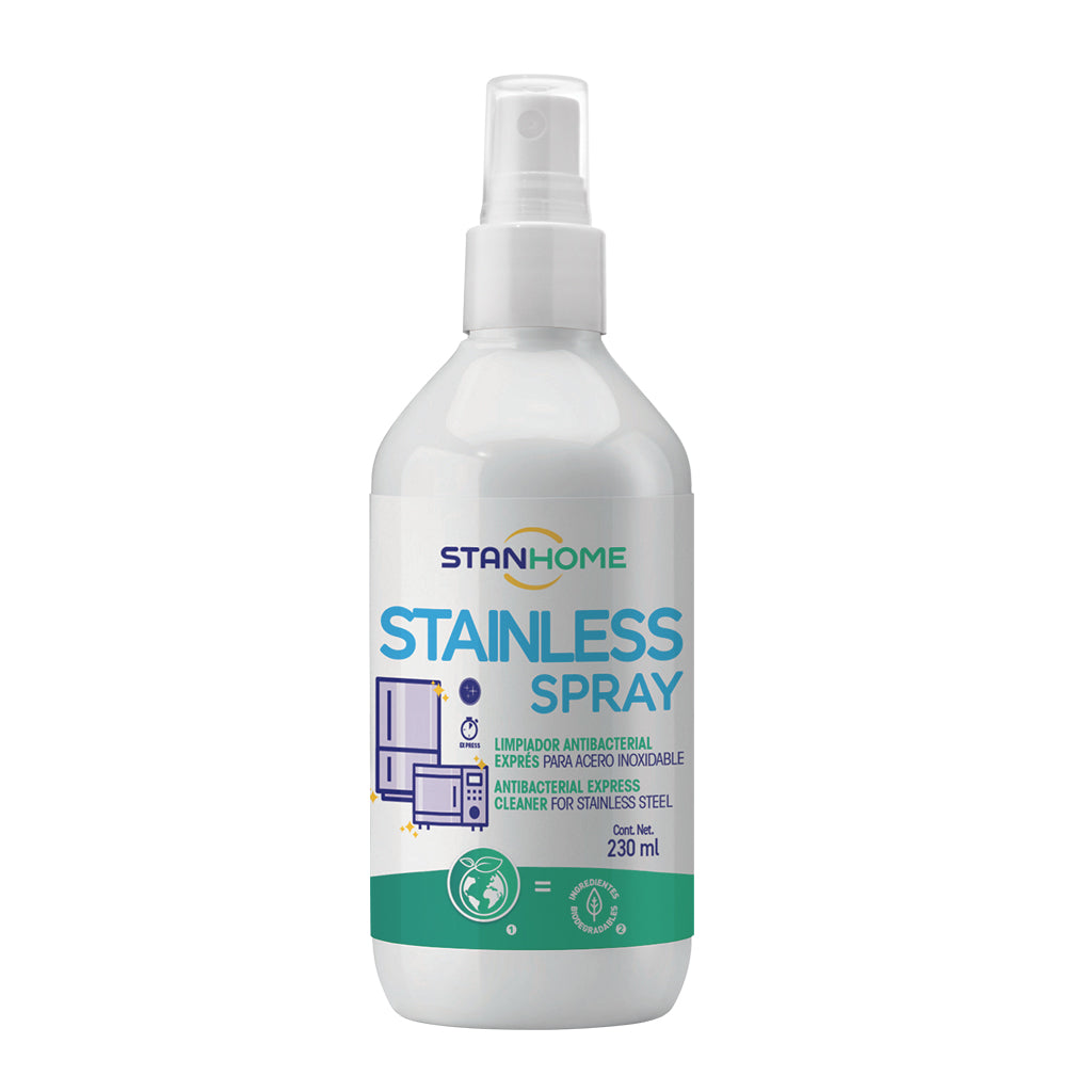 Stainless Spray 230 ML | Limpieza exprés y brillo para tu acero inoxidable