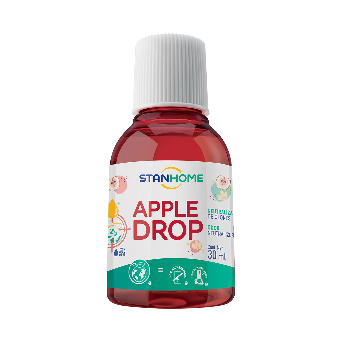 Apple Drop 30 ML Neutralizador de olores concentrado | Elimina olores fuertes al instante
