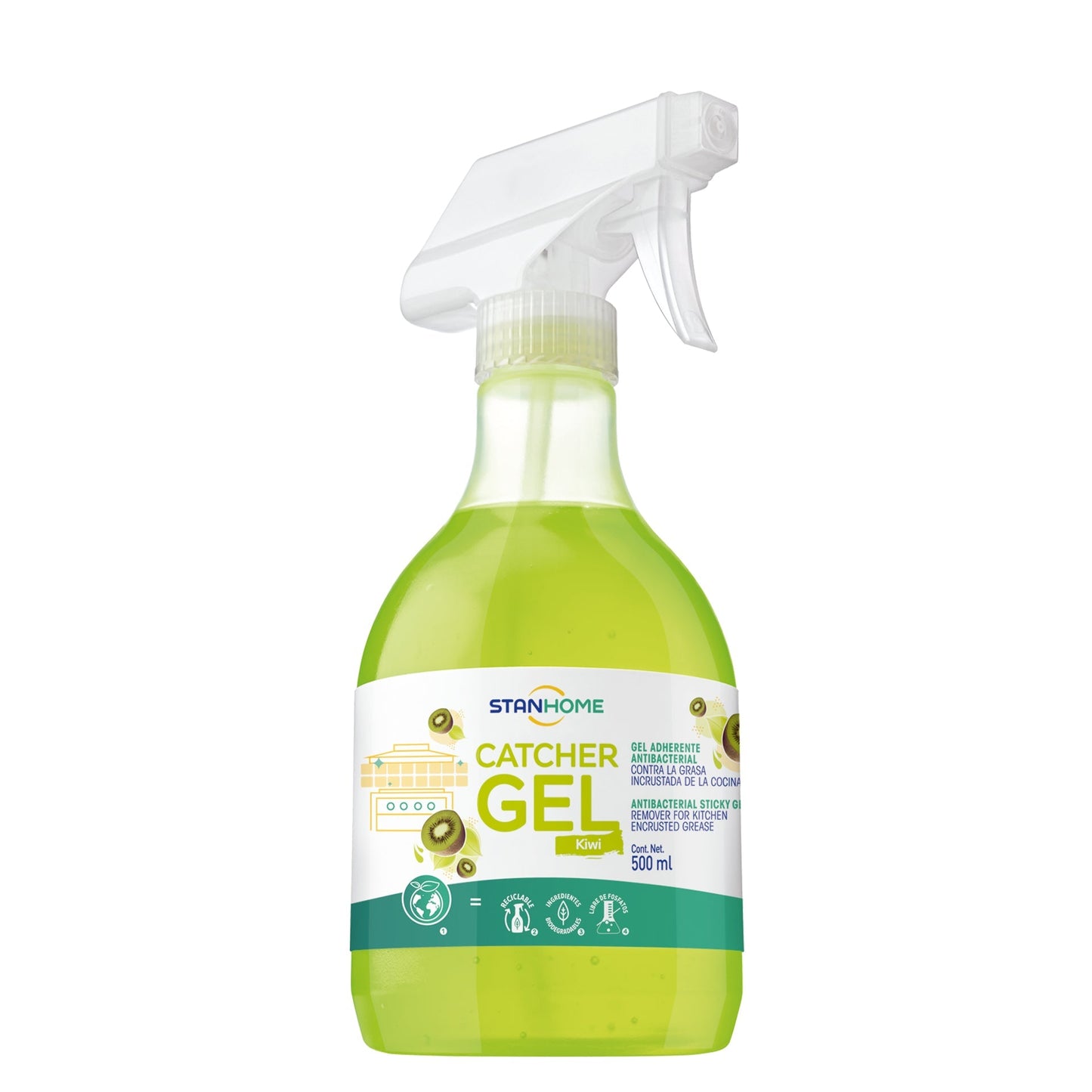 Catcher Gel 500 ML | Gel quitagrasa antibacterial