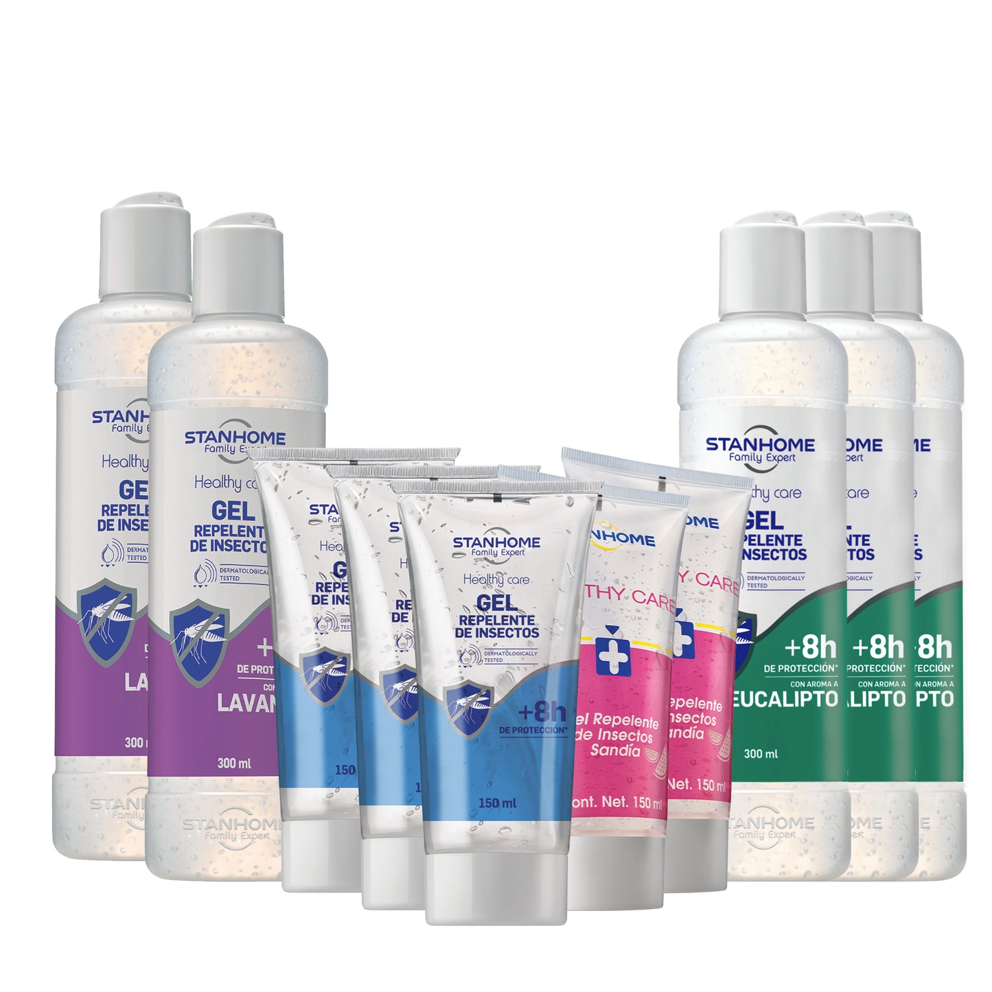 Súper Pack de Gel Repelente de Insectos | 10 PZ