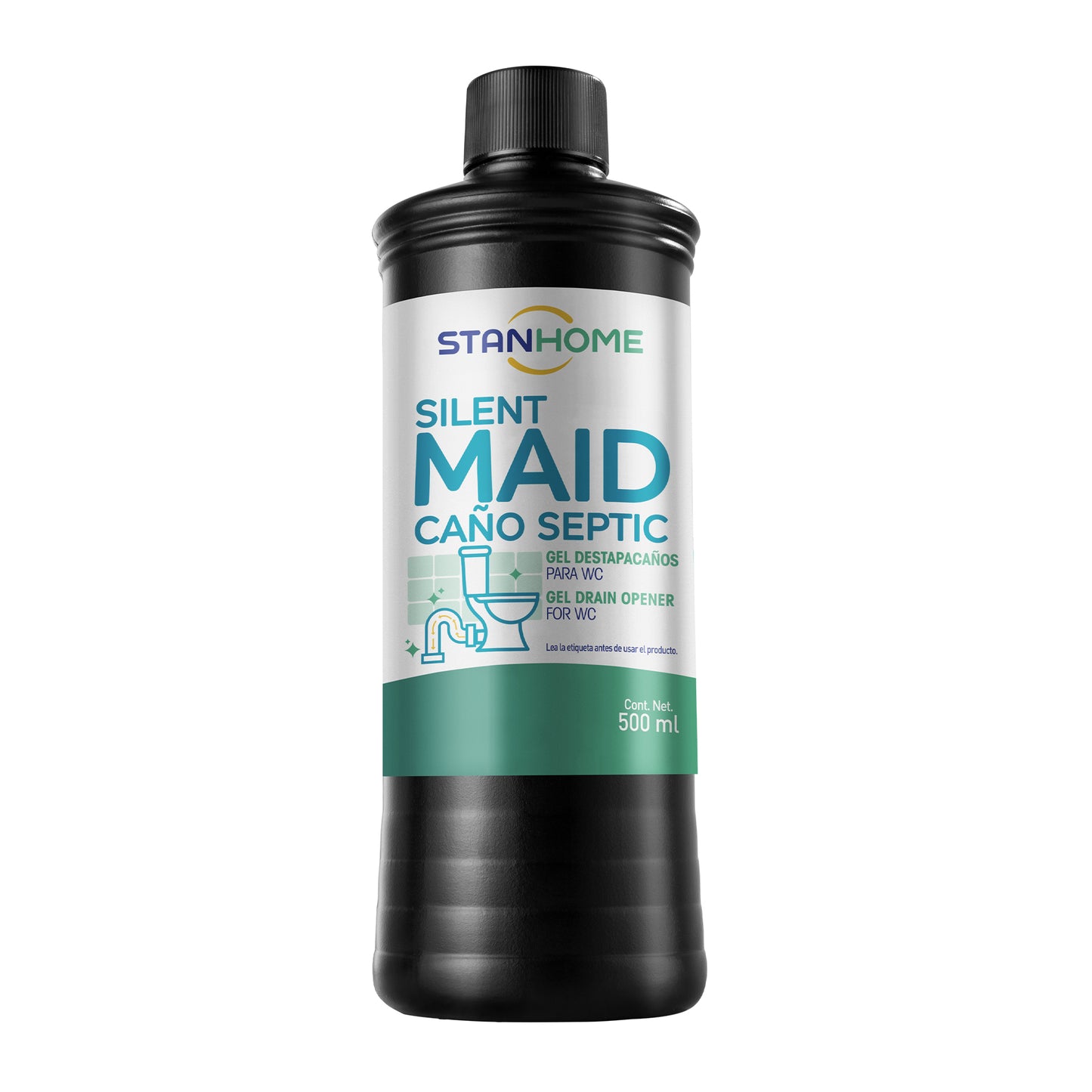 Silent Maid Caño Septic 500 ML | Neutralizador de Olores Antibacterial para Inodoro