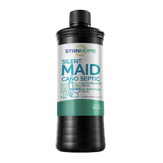 Silent Maid Caño Septic 500 ML | Neutralizador de Olores Antibacterial para Inodoro