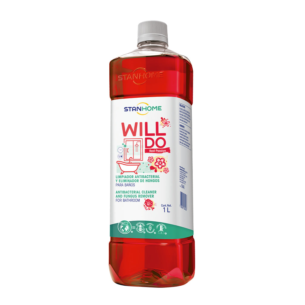Will Do 1 L | Limpiador Antibacterial Quita Hongos para Baños