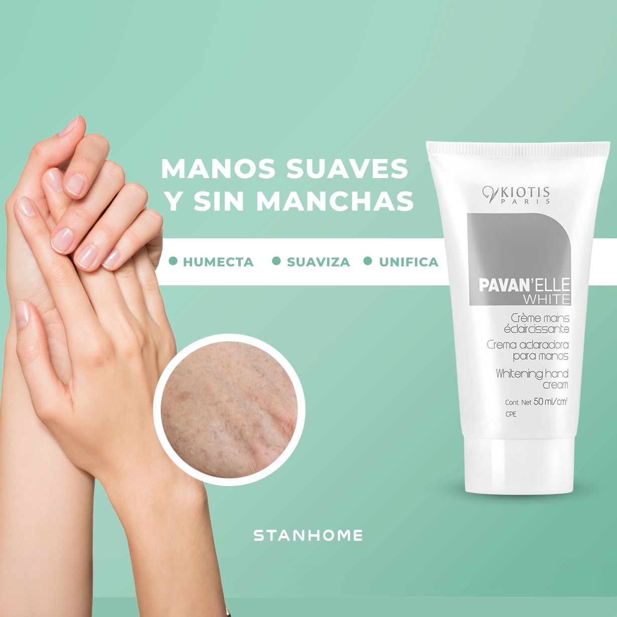 Crema Aclaradora De Manos 50 ML | Pavan'Elle White