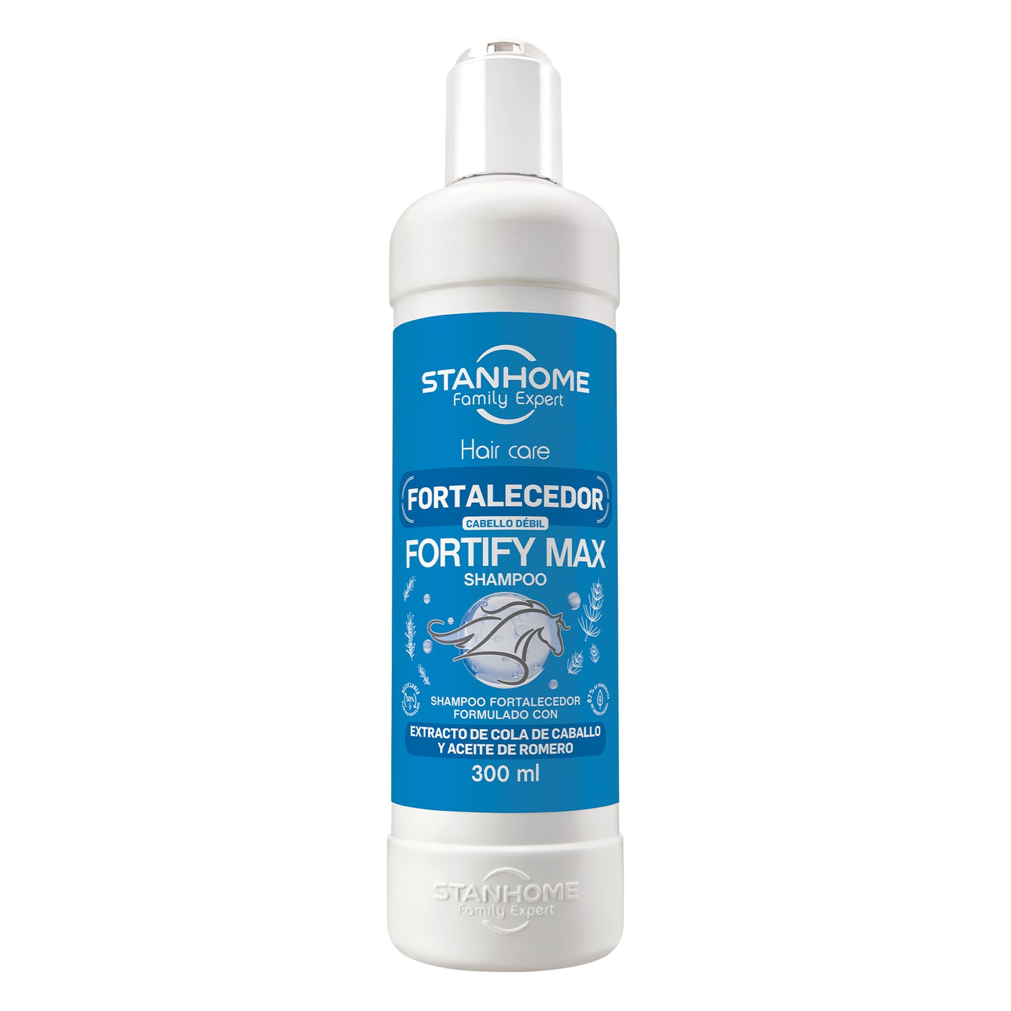 Fortify Max Shampoo Cola de Caballo 300 ML | Shampoo fortalecedor para caída del cabello
