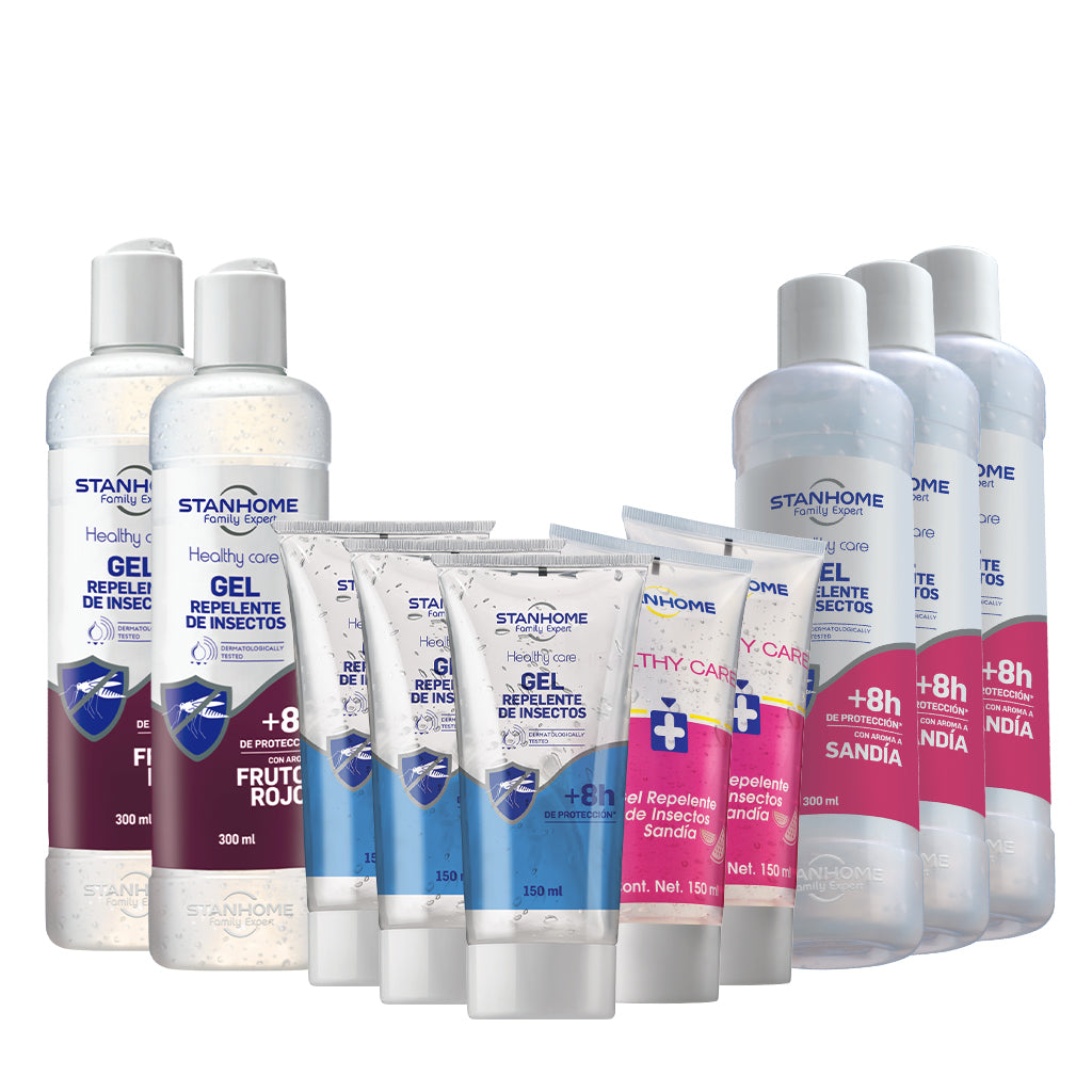 Súper Pack de Gel Repelente de Insectos | 10 PZ