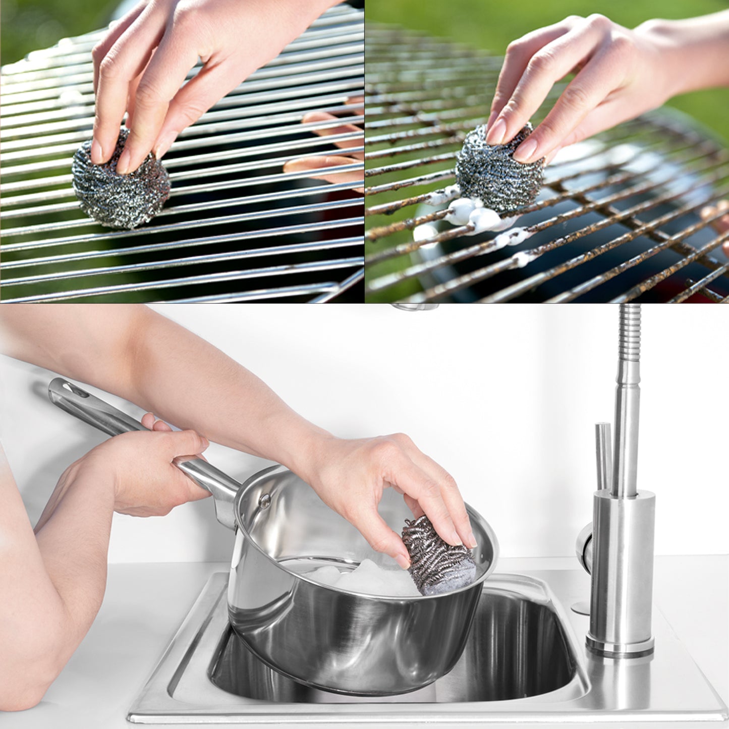 Espirales Mágicas 4 piezas | Espirales desincrustantes para cocina