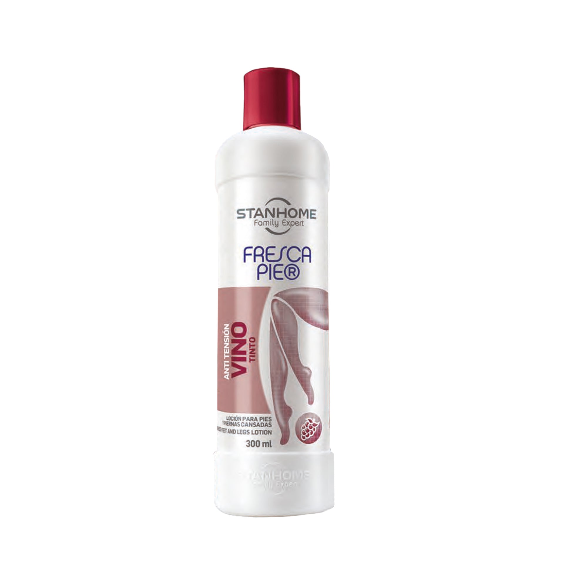 Fresca Pie® 300 ML | Loción para Pies y Piernas Cansadas Vino tinto