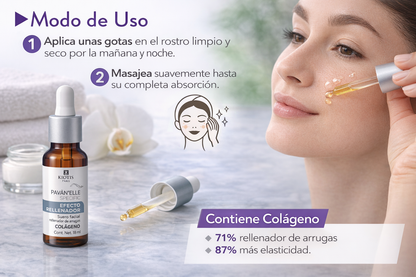 Pavan’Elle Specific Suero Facial Colágeno 18 ML | Suero rellenador de arrugas con efecto firmeza