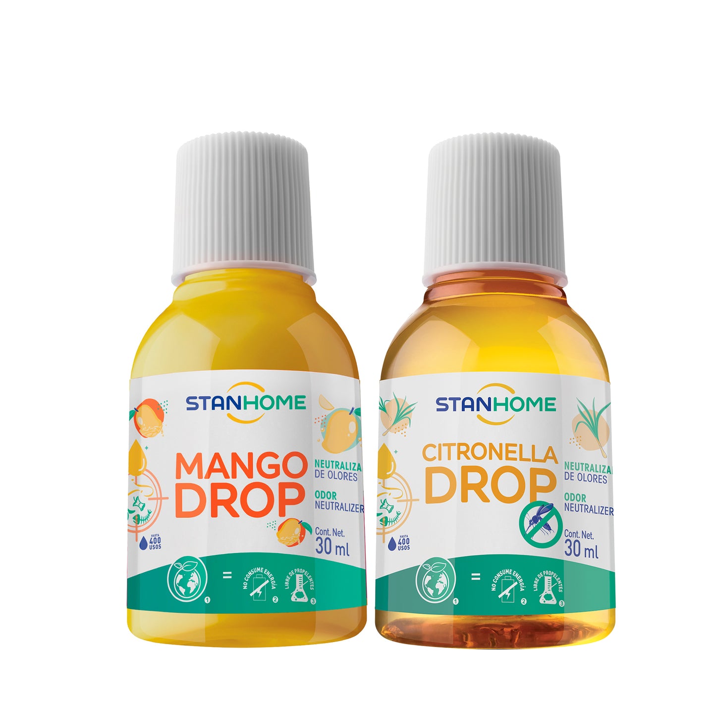 StanPack Mango & Citronella 2 Piezas · Drops Neutralizadores de Olores