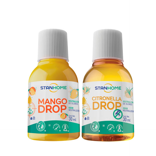 StanPack Mango & Citronella 2 Piezas · Drops Neutralizadores de Olores
