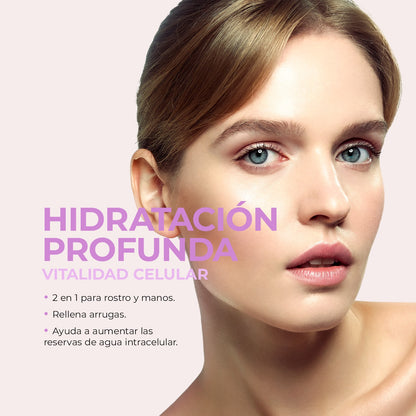 Elixir Suero 2 en 1 Rostro y Manos 30 ML | Rellena arrugas y revitaliza tu piel