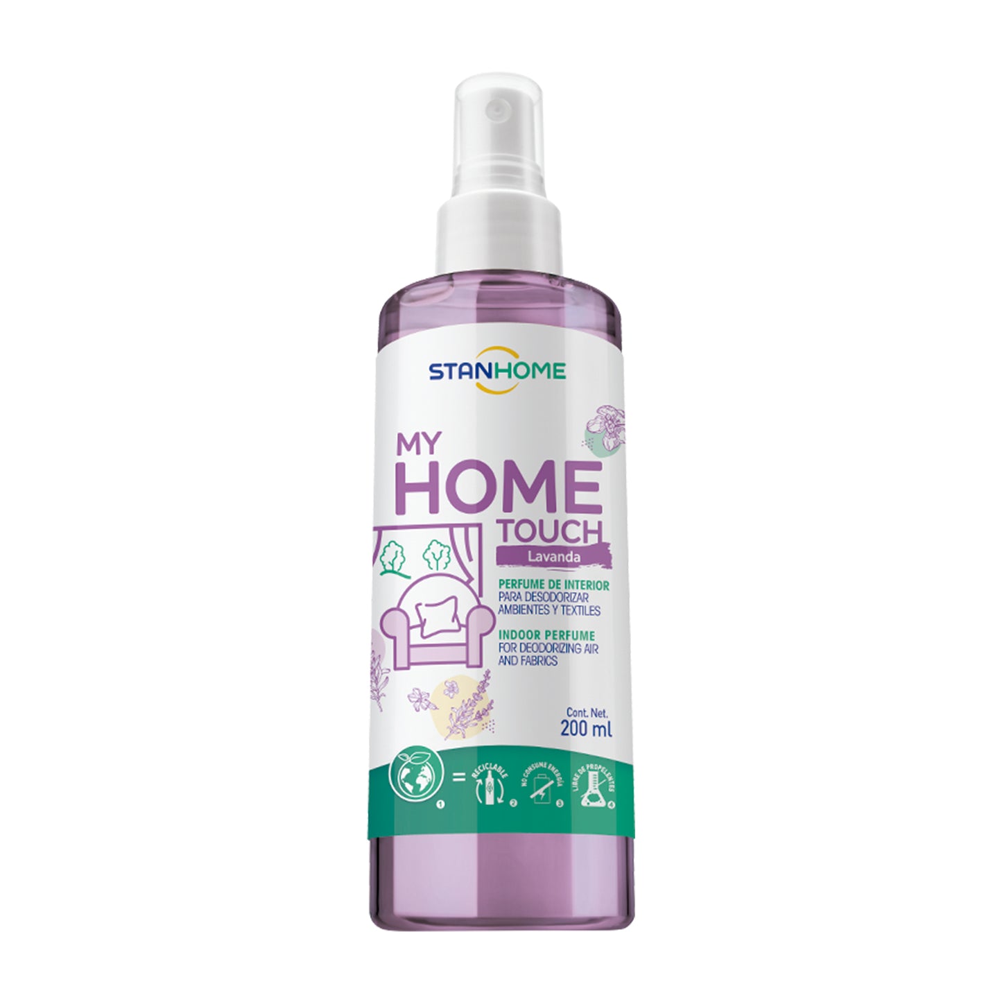 My Home Touch 200 ML | Perfume desodorizante de ambientes y textiles