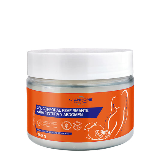 Gel Corporal Reafirmante Cintura y Abdomen 150 G | Tonifica y redefine tu silueta