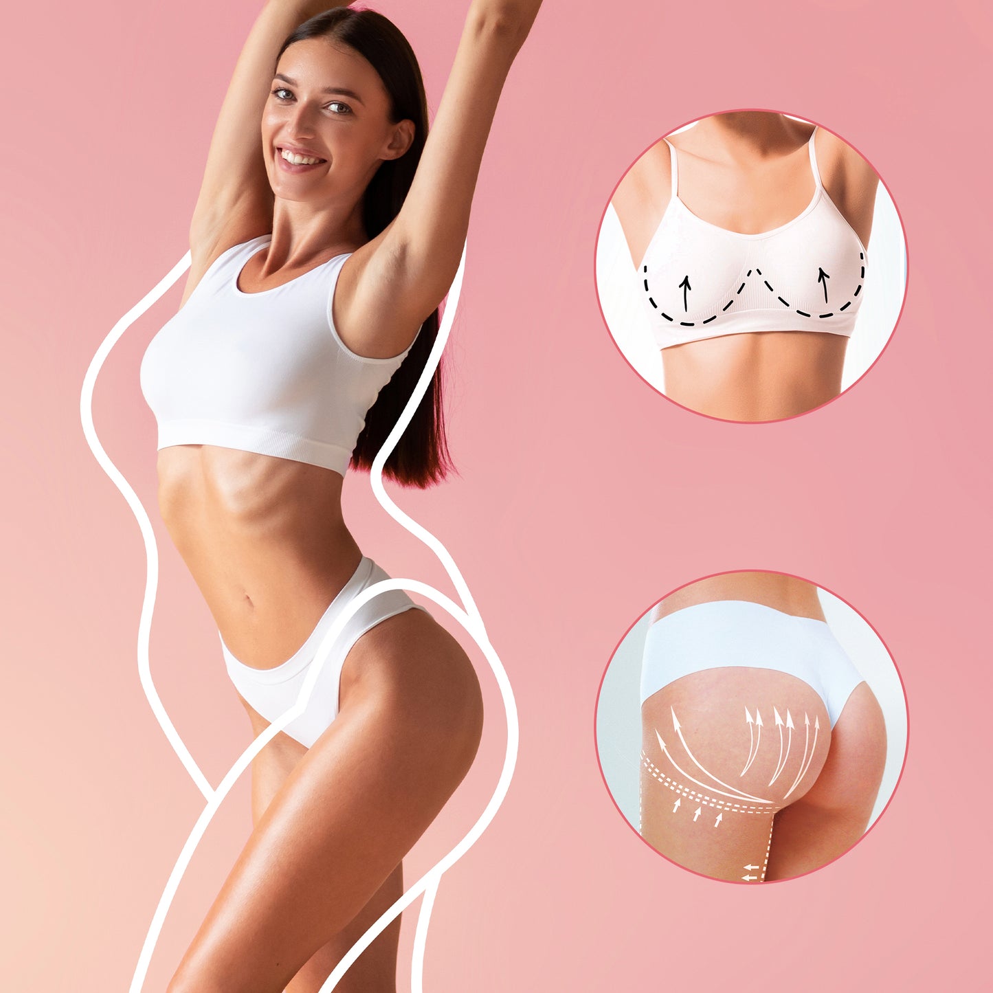 Gel Corporal Reafirmante Senos y Glúteos 150 G | Efecto tensor con extracto de toronja