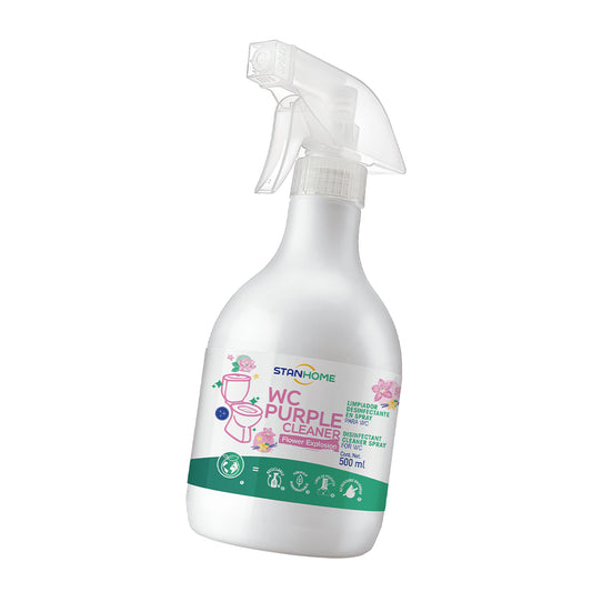 WC Purple Cleaner Flower Explosion | Limpiador Desinfectante en Spray para Inodoro
