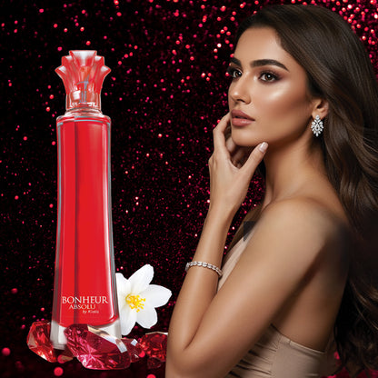 Bonheur Absolu Ruby by Kiotis Eau de Parfum 60 ML | Fragancia floral frutal para dama