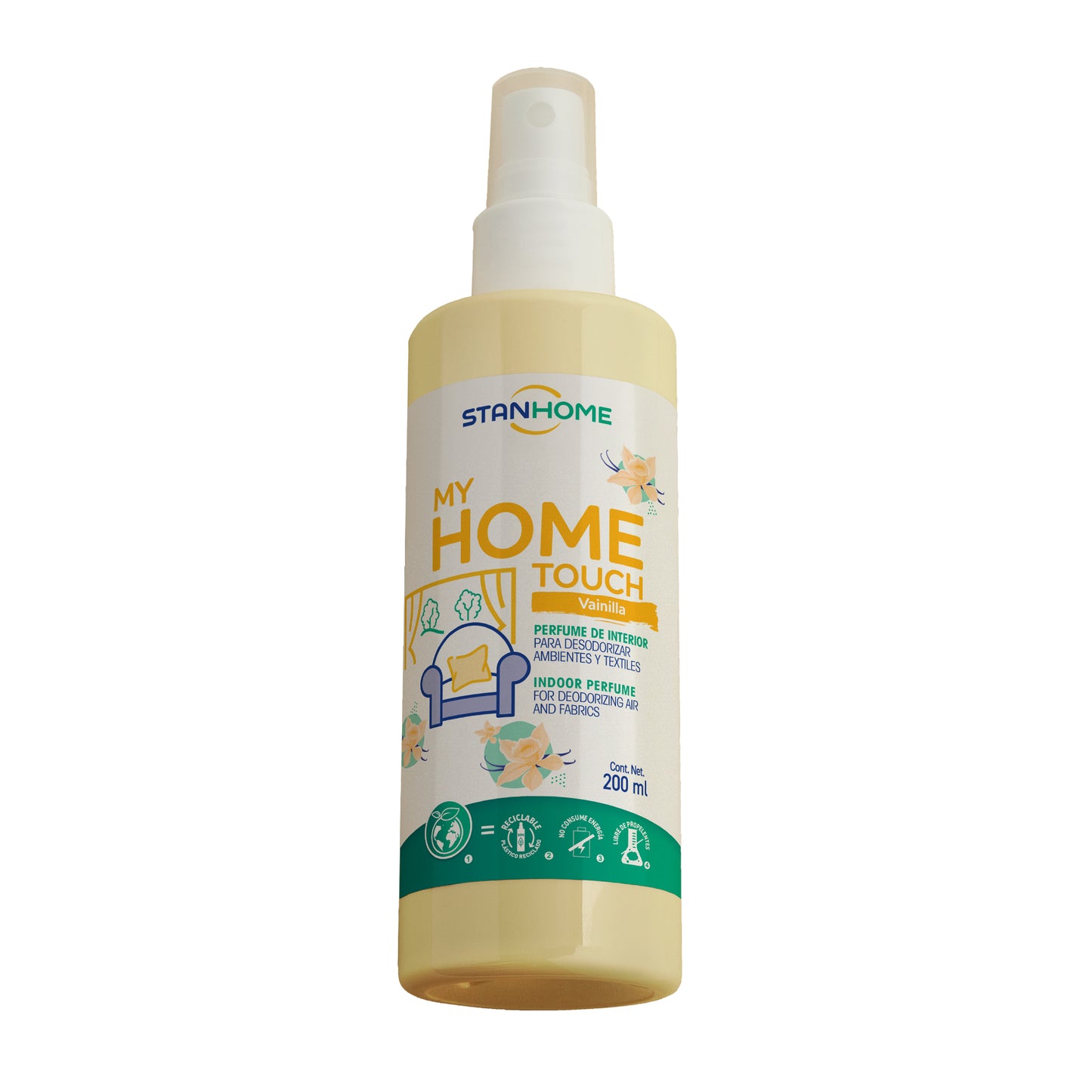 My Home Touch 200 ML | Perfume desodorizante de ambientes y textiles
