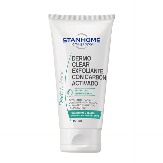 Dermo Clear Activated Carbon Scrub 150 ML | Exfoliante Facial