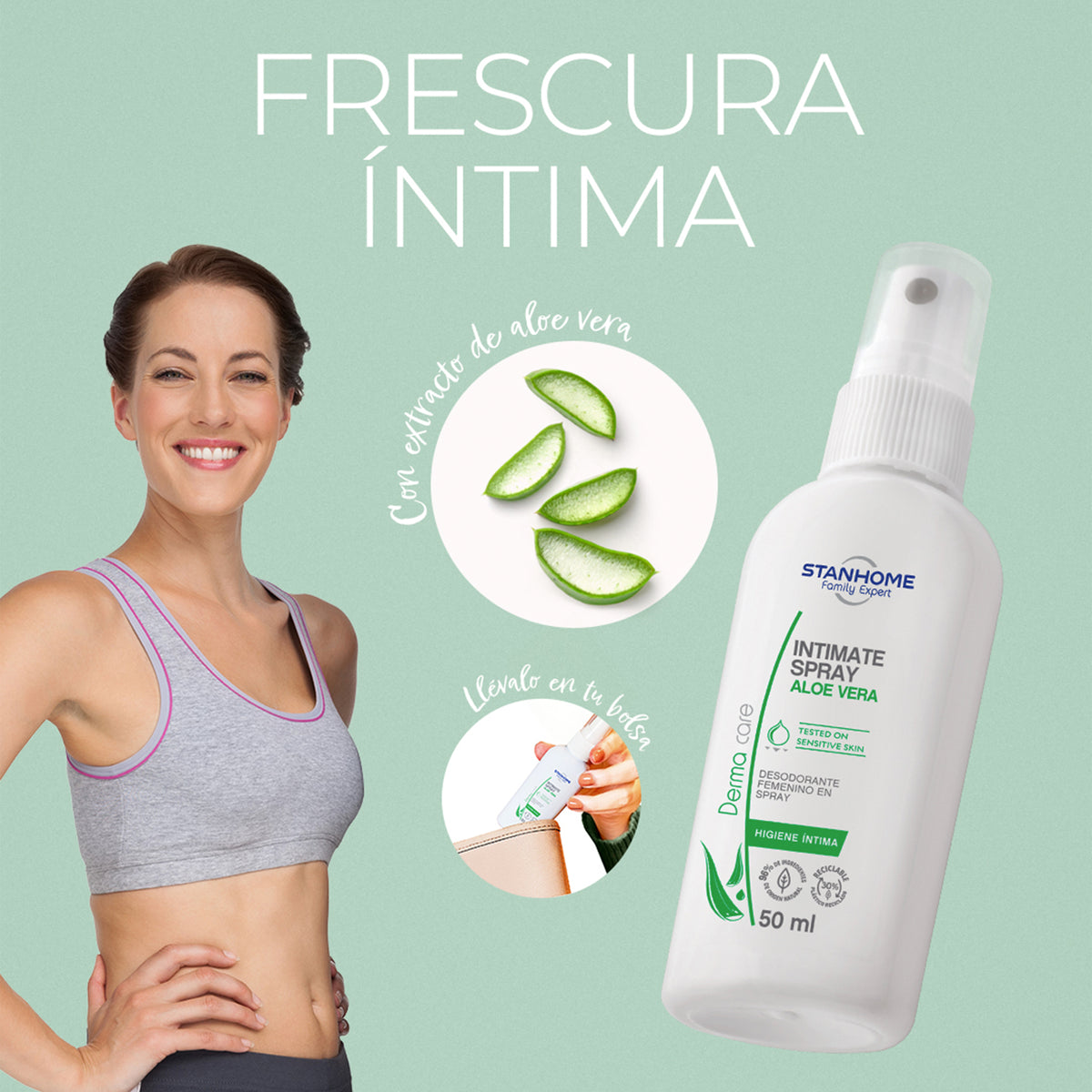 Intimate Spray 50ML | Desodorante femenino en spray para higiene íntima