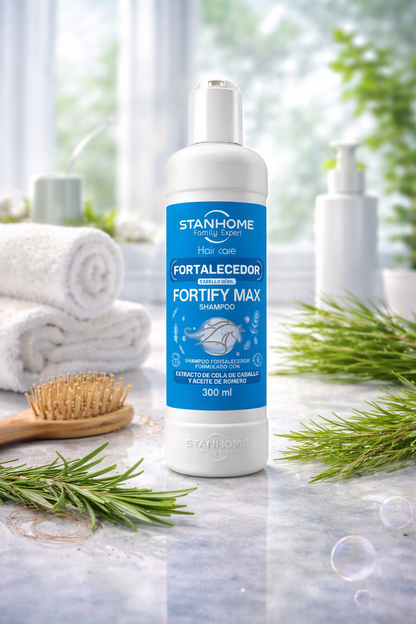 Fortify Max Shampoo Cola de Caballo 300 ML | Shampoo fortalecedor para caída del cabello