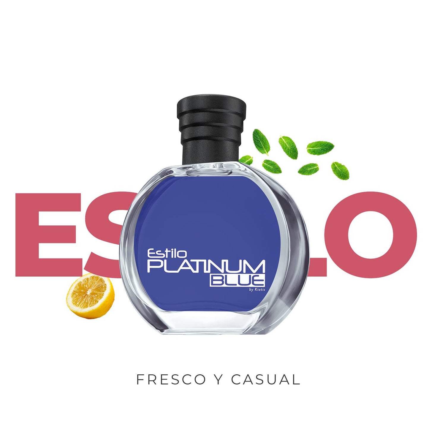 Kiotis Estilo Platinum 100 ML | Eau de Toilette para Hombre con Aceites Esenciales