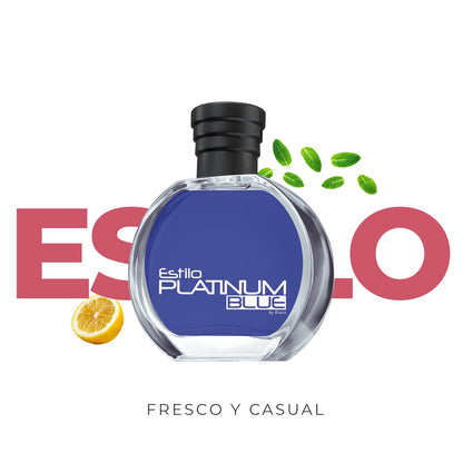 Kiotis Estilo Platinum 100 ML | Eau de Toilette para Hombre con Aceites Esenciales