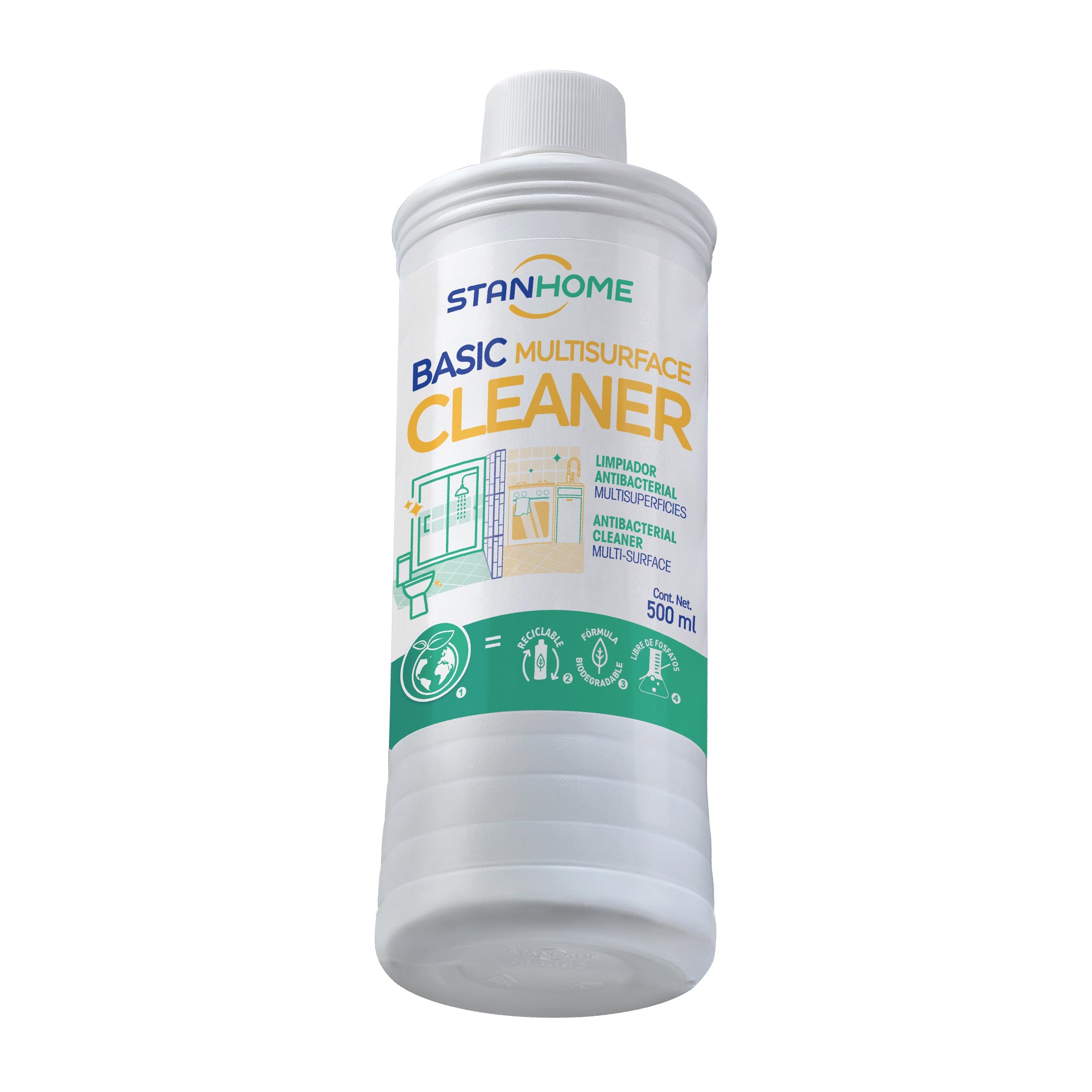 Basic Multisurface Cleaner 500 ML | Limpiador Antibacterial | Compra en ...