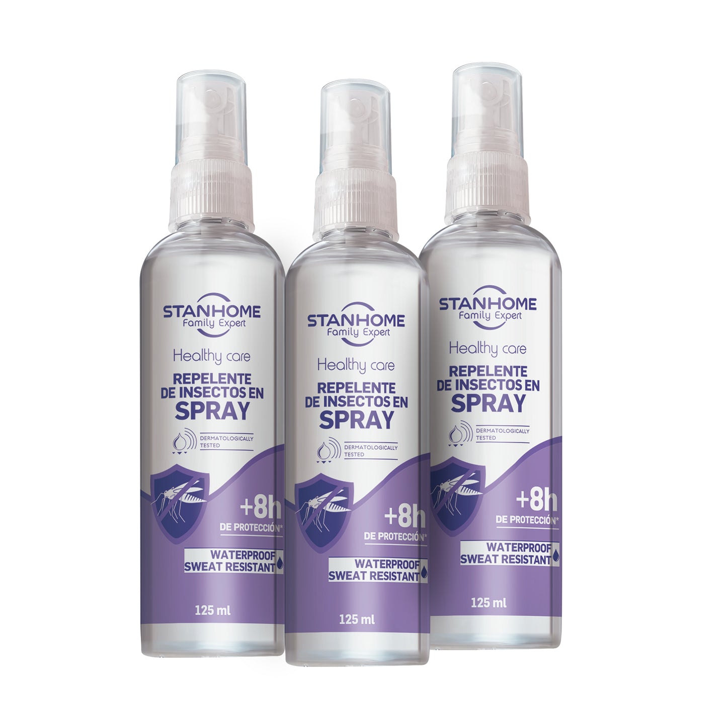 StanPack Waterproof Protect 3 Piezas · Repelente de Insectos en Spray