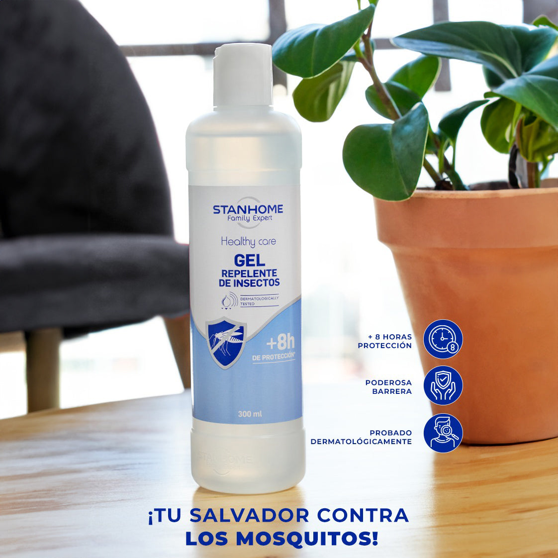 Gel Repelente de Insectos 300 ML