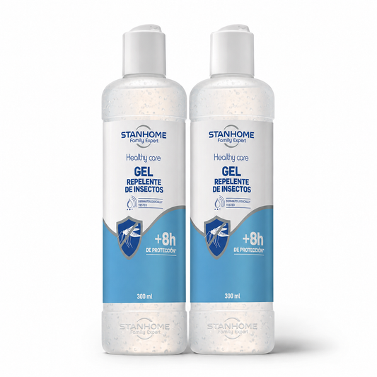 Pack Gel Repelente de Insectos Stanhome Family Expert 300 ml | Natural 2 piezas