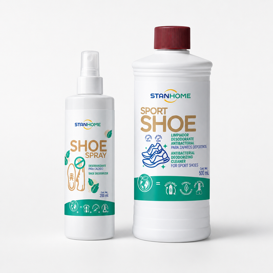 Pack Limpieza y Desodorización para Calzado Stanhome | Sport Shoe 500 ml + Shoe Spray 200 ml
