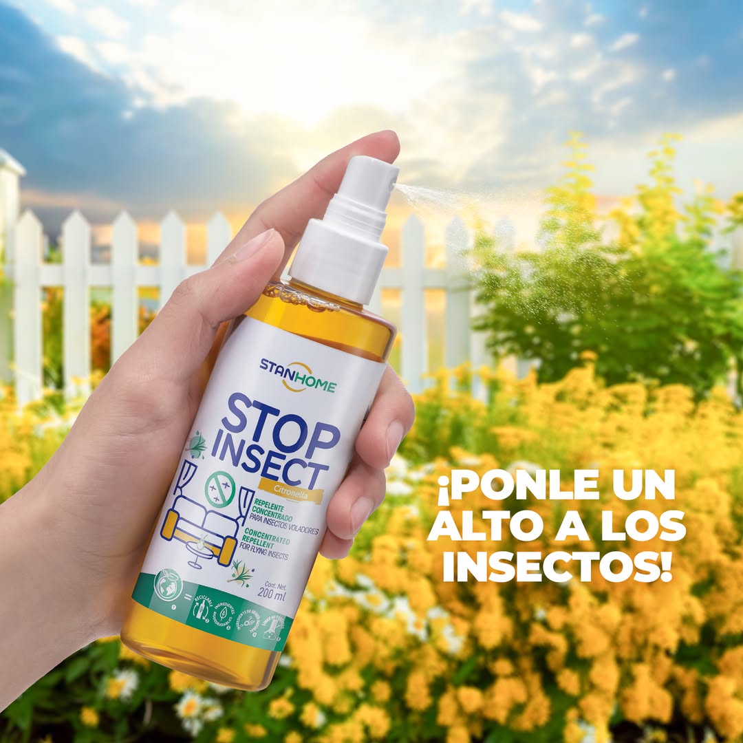 Stop Insect Citronella 200 ML | Repelente Natural de Insectos Voladores