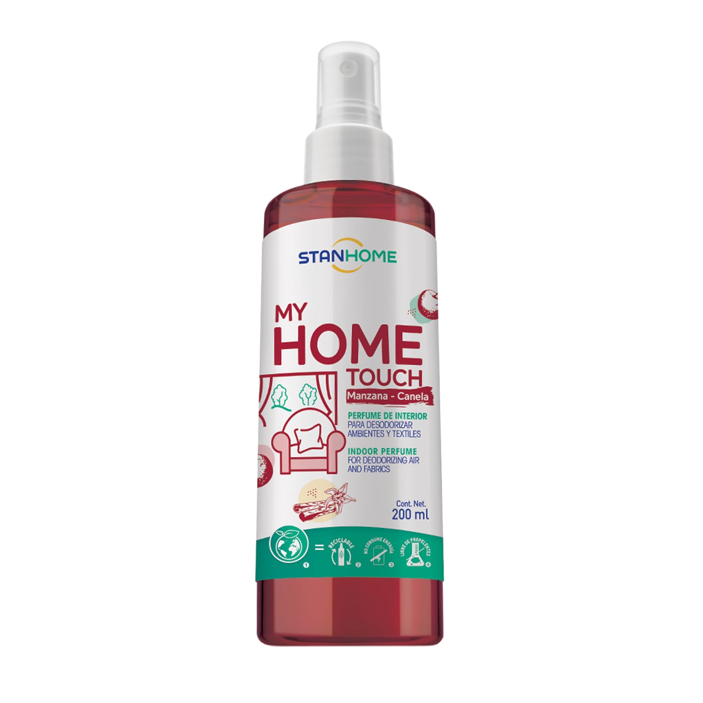 My Home Touch 200 ML | Perfume desodorizante de ambientes y textiles
