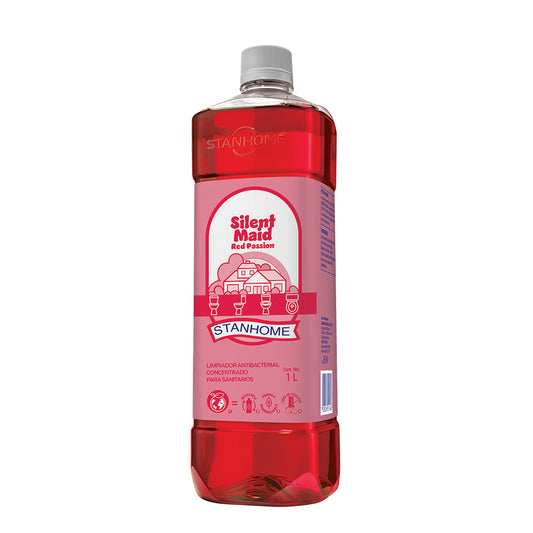 Silent Maid Red Passion 1 L Edición 95.º Aniversario | Limpiador antibacterial concentrado para sanitarios – Stanhome