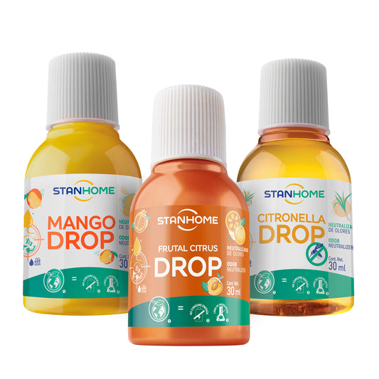 StanPack Mango & Citrus Fresh 3 Piezas · Drops Neutralizadores de Olores
