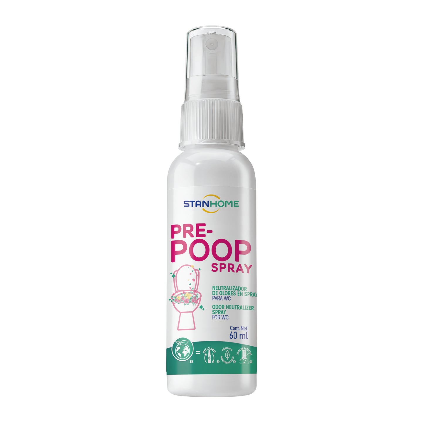 Pre-Poop Spray AFG 60 ML | Neutralizador de olores para inodoro