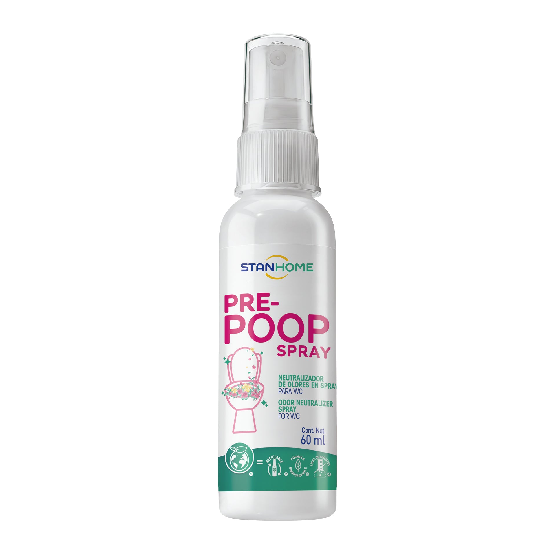 Pre-Poop Spray AFG 60 ML | Neutralizador de olores para inodoro
