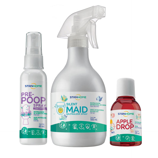 Pack Neutralizador de Baño | 3 Productos Eficaces para Olores Frescos