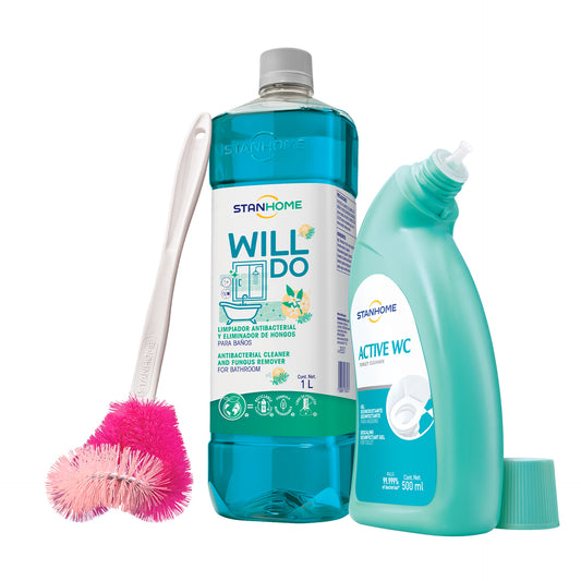 Pack Baño Impecable | 2 Productos + Cepillo