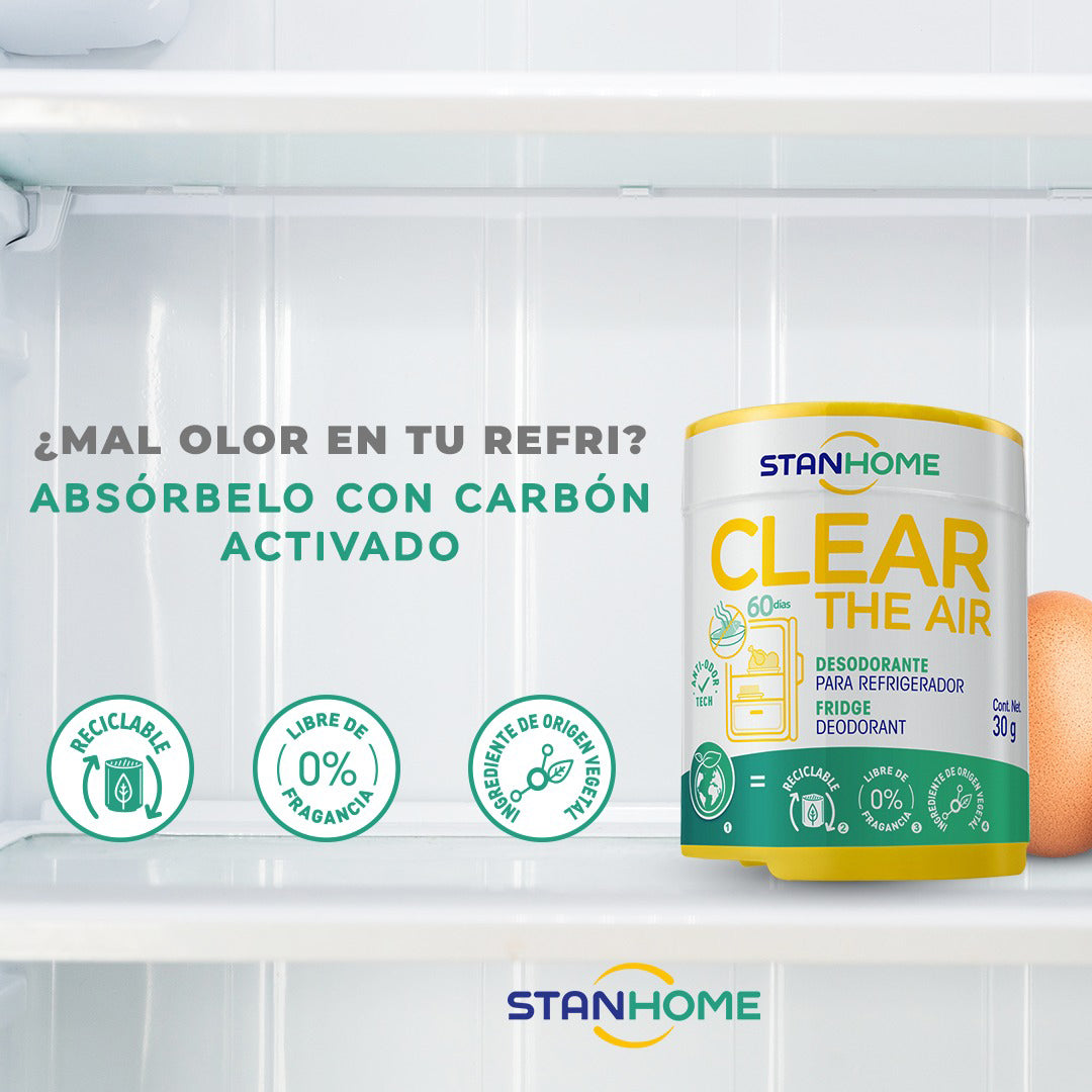 Desodorante Para Refrigerador Clear The Air Stanhome
