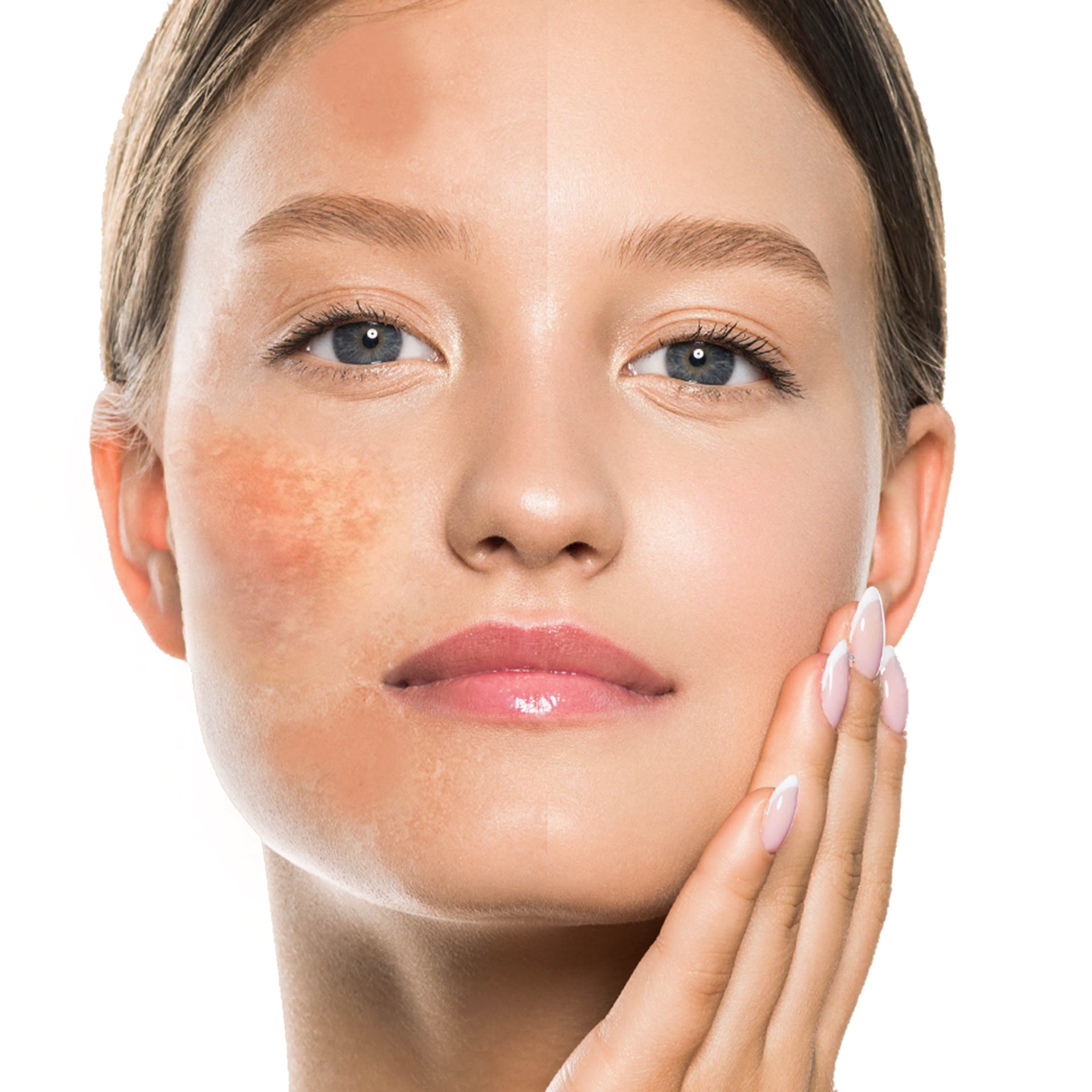 mujer usando Despigmenting Facial Cream 50 ML